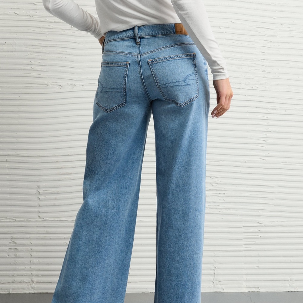 American Eagle Stretch Patchwork Low Rise Ultra W… - image 3